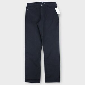 Long Tall Sally LTS Women's Black Straight Leg Jeans US 12 Long Tall NWT